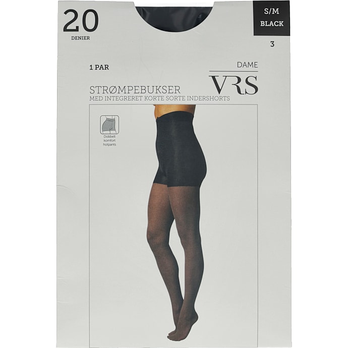 VRS Woman Strømpebukser L/XL Sort