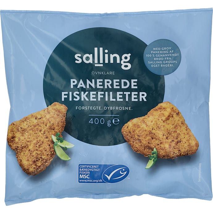 Panerede fiskefileter