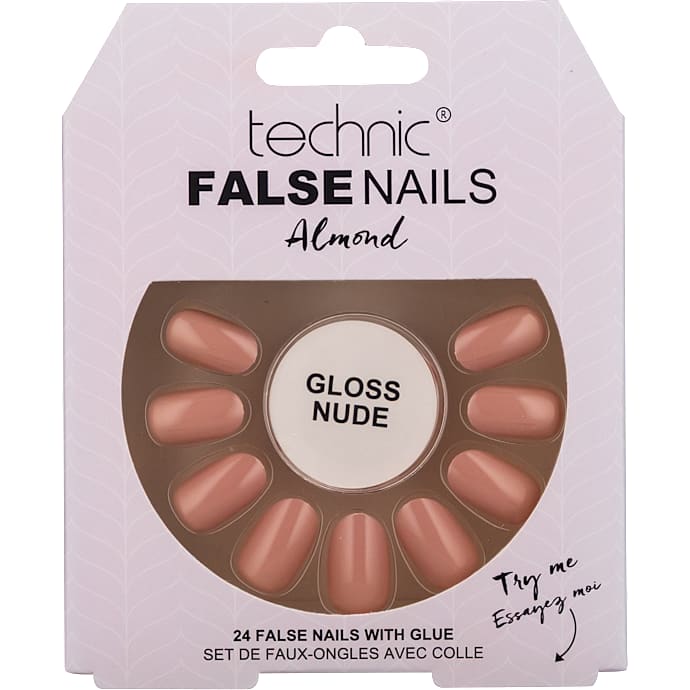 Technic Kunstige negle Gloss Nude