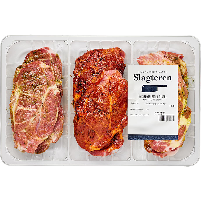 Slagteren Nakkekoteletter med marinade