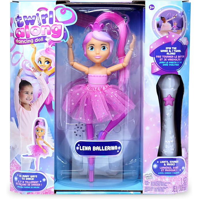 Fingerlings Twirl along Lena ballerina dansende dukke