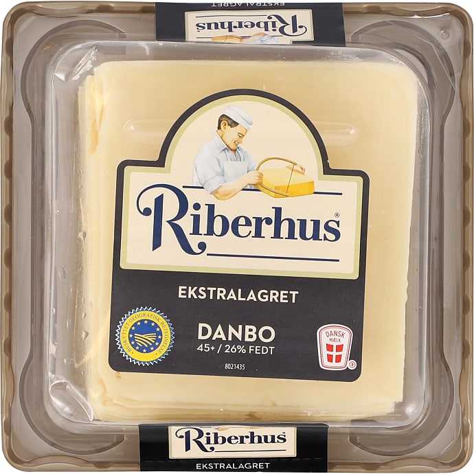 Danbo ost i skiver ekstralagret 45+