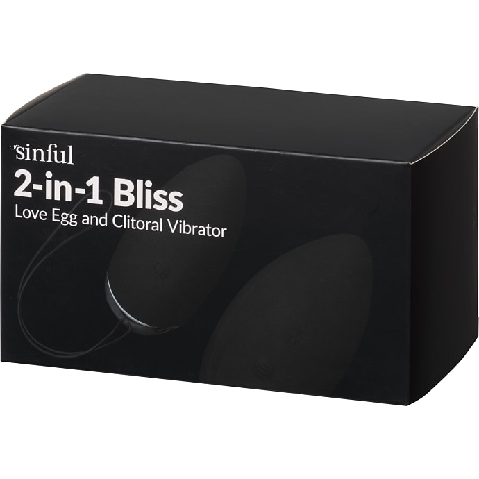Sinful 2-i-1 æg og klitoris vibrator
