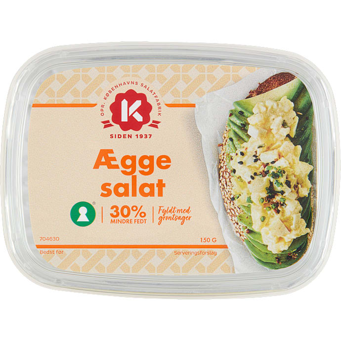 K-Salat, Æggesalat fedtreduceret