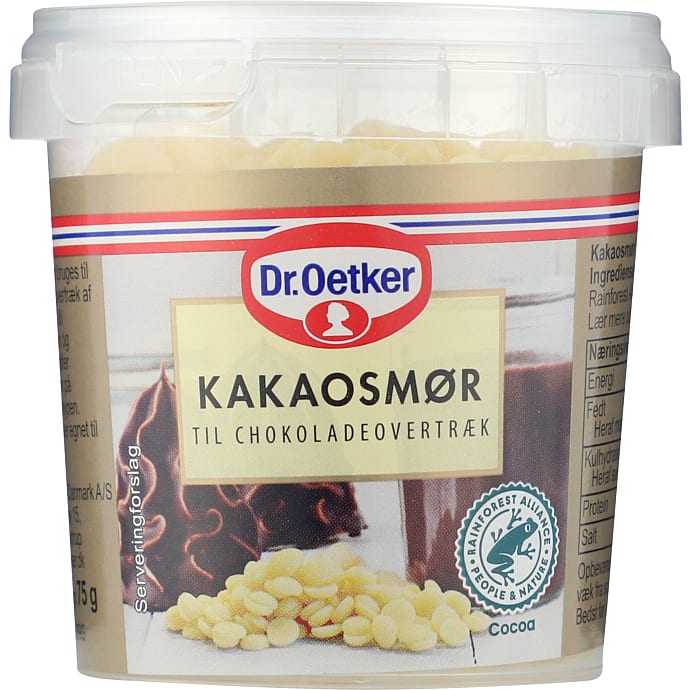 Dr. Oetker Kakaosmør til chokoladeovertræk 75 g