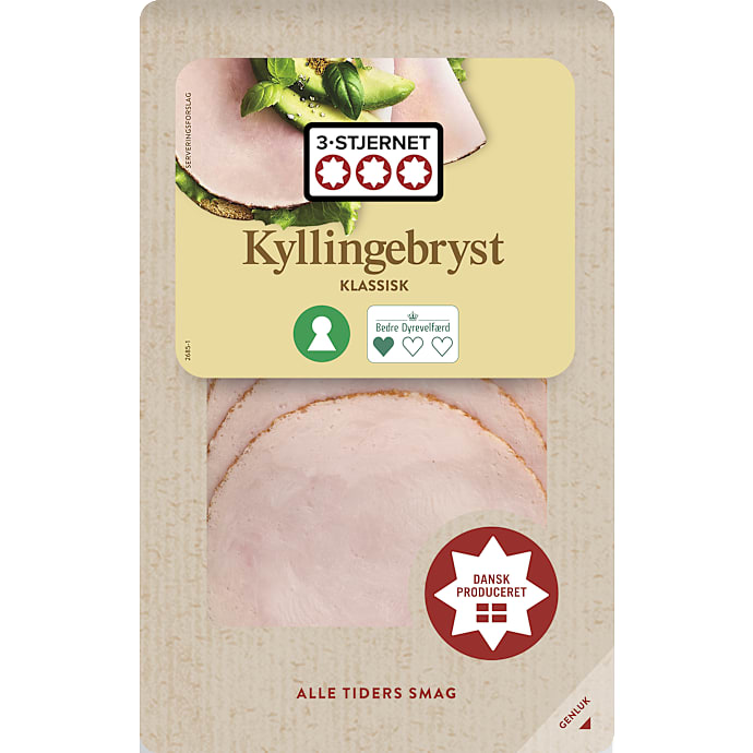 Kyllingebryst i skiver