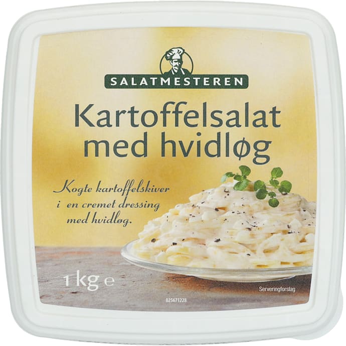 Salatmesteren Kartoffelsalat hvidløg