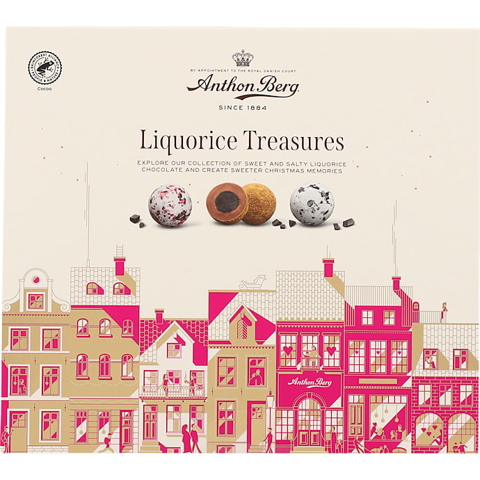 Blandede lakridskugler m. mælkechokolade