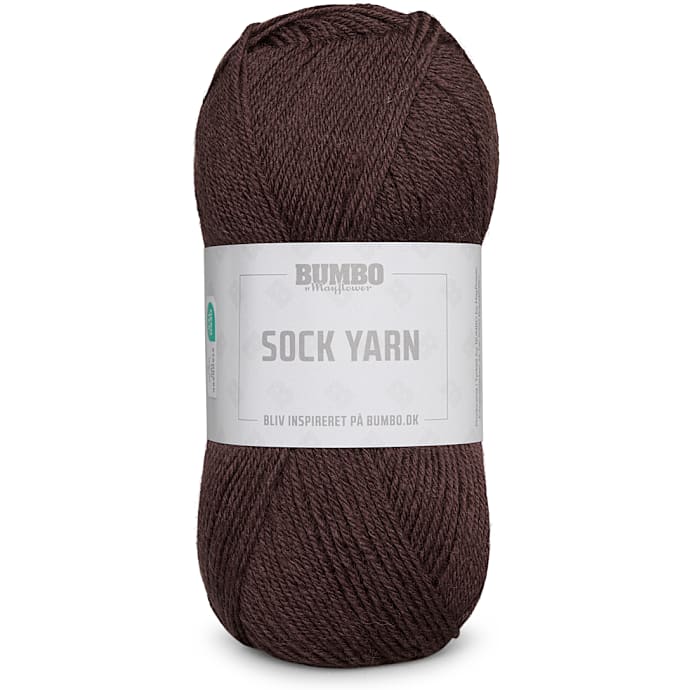 Bumbo strømpegarn fv. 2058 støvet blå