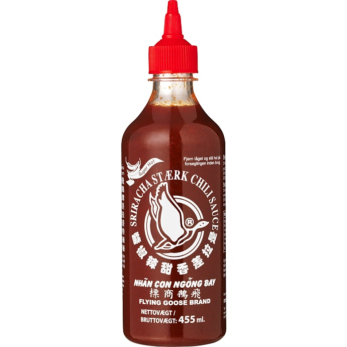 Sriracha chilisauce ekstra stærk