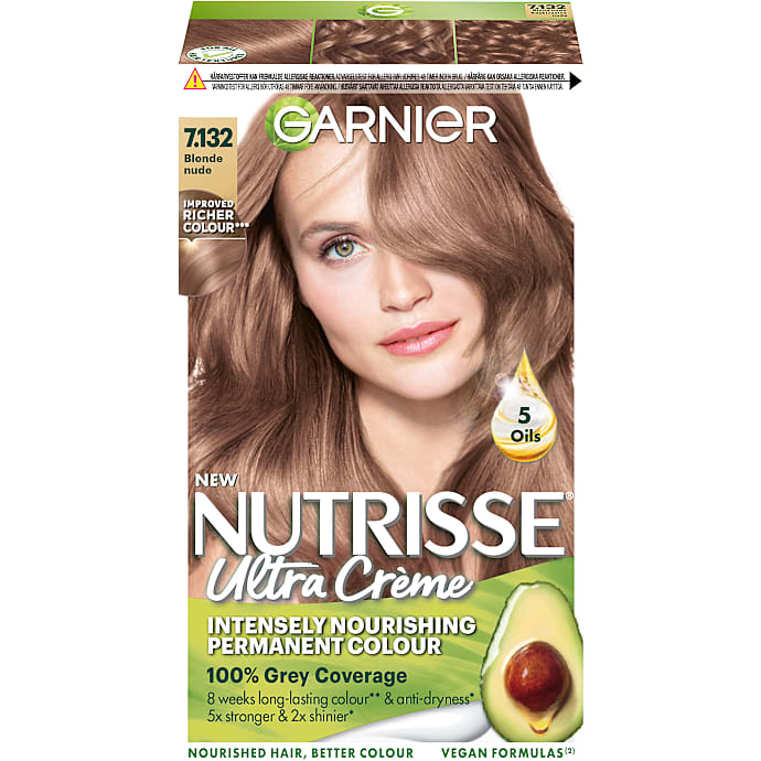 Intensely Nourishing permanent hårfarve 7.132 Blonde Nude m. olier