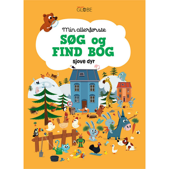 Globe Min Allerførste Søg og Find Bog Sjove Dyr