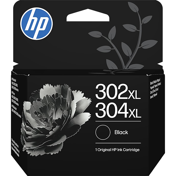 HP 302/304 XL blækpatron - sort