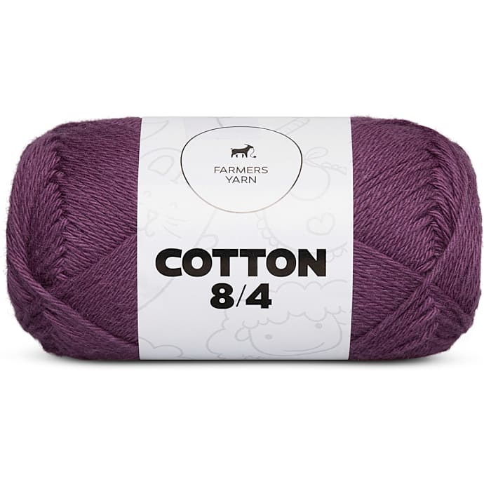Farmers Yarn 8/4 Bomuldsgarn Blomme 99