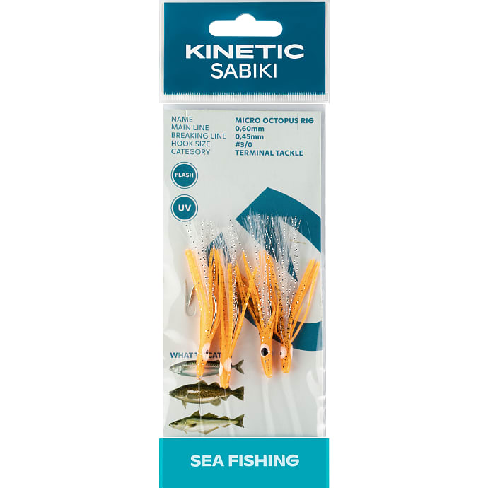 Kinetic Sabiki Micro Octopus forfang