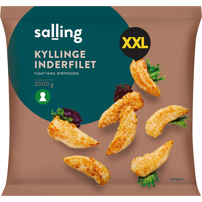 Kyllingeinderfilet Tilsat 7% vand