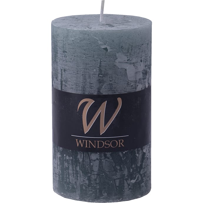 Windsor Rustikt Bloklys 7x12 cm Antikgrøn