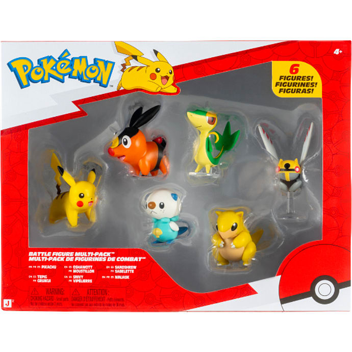 Pokemon battle figure 6 pack