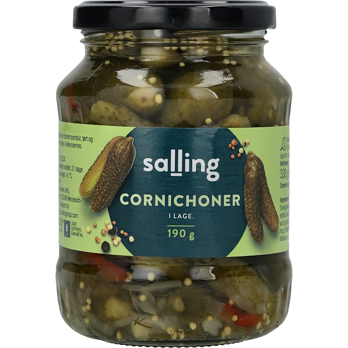 Syltede cornichoner