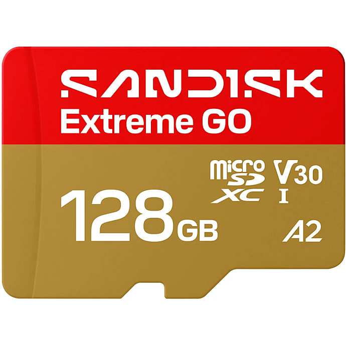 SanDisk MicroSD Extreme GO hukommelseskort - 128GB