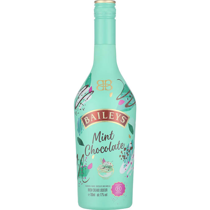 Cremelikør m. mint og chokolade