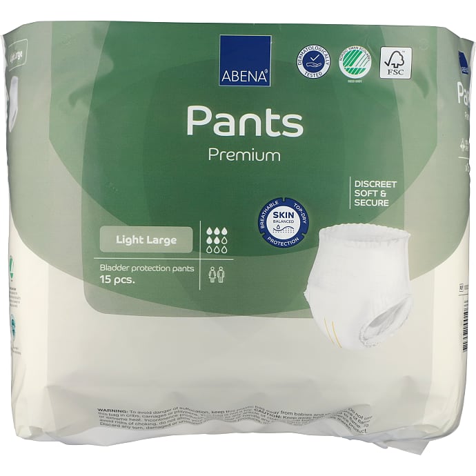 Abena Engangstrusser Str. L 15 stk