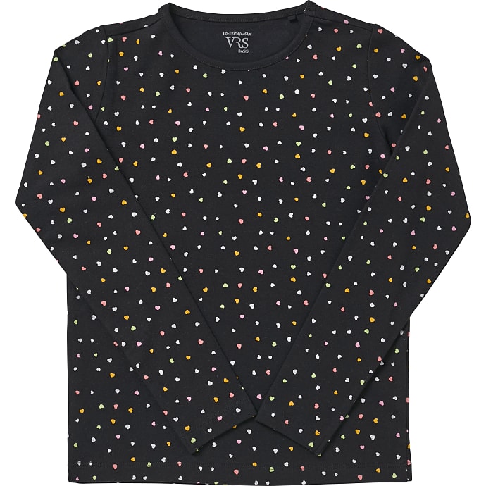 VRS børne bluse str. 134/140 - sort
