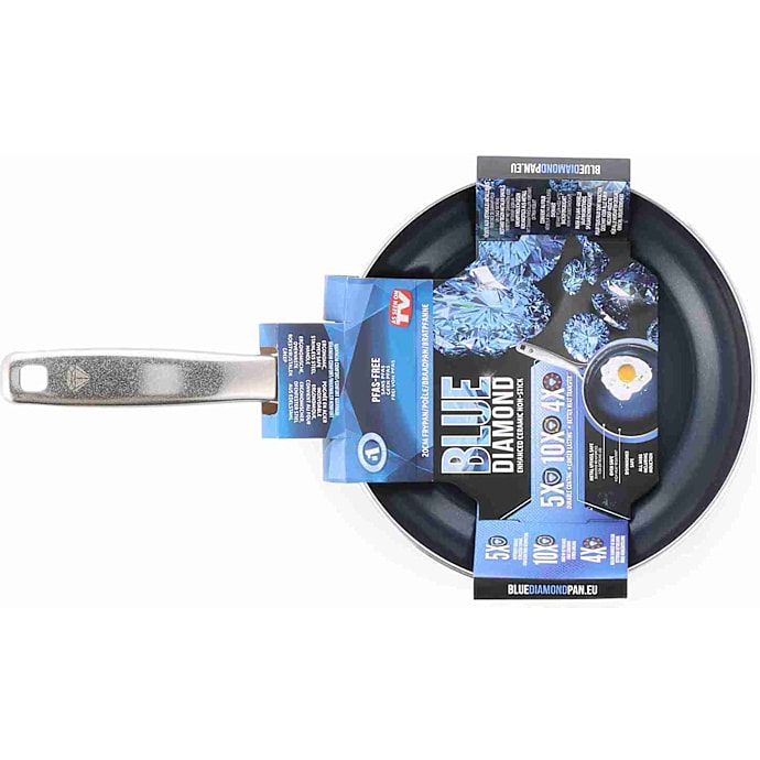 Blue Diamond stegepande - 20 cm