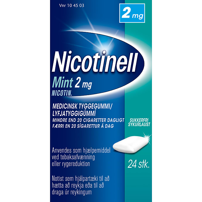 Nikotintyggegummi Mint sukkerfri