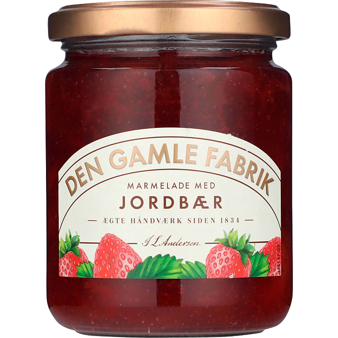 Jordbærmarmelade m. hele bær