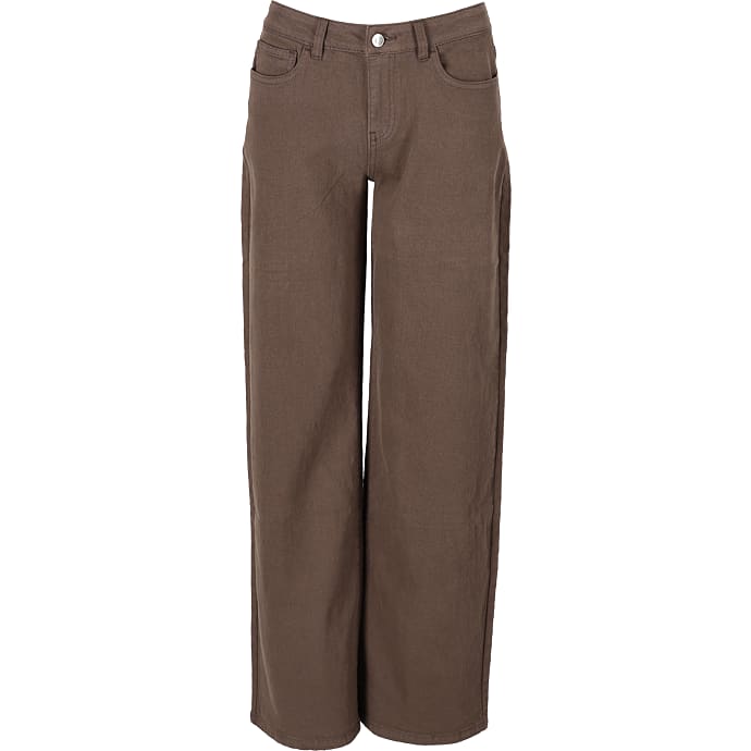 VRS dame wide fit jeans str. 42 - brun