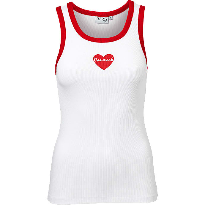 VRS Dame Rib Tanktop Hvid