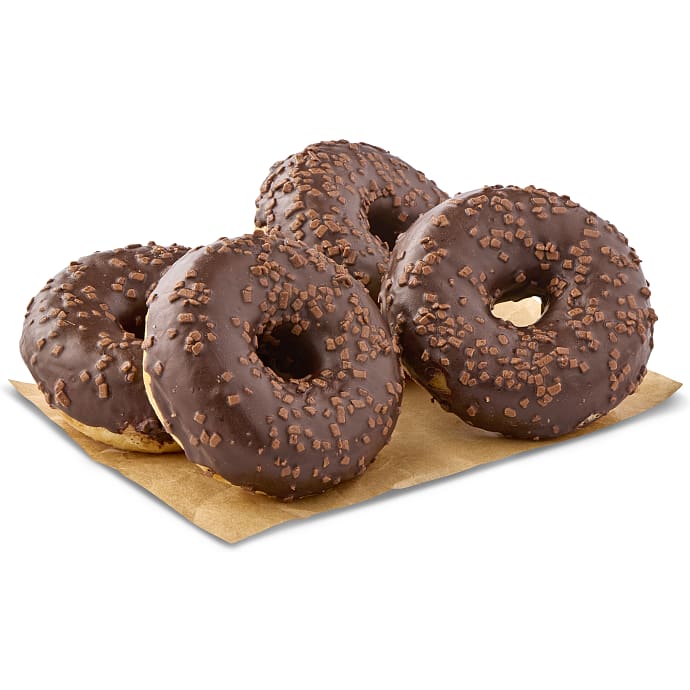 Donut m. glasur 4 stk