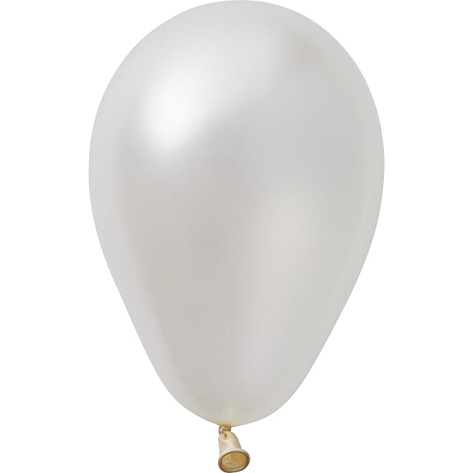 Latexballoner  30 cm 6-pak - perle metal