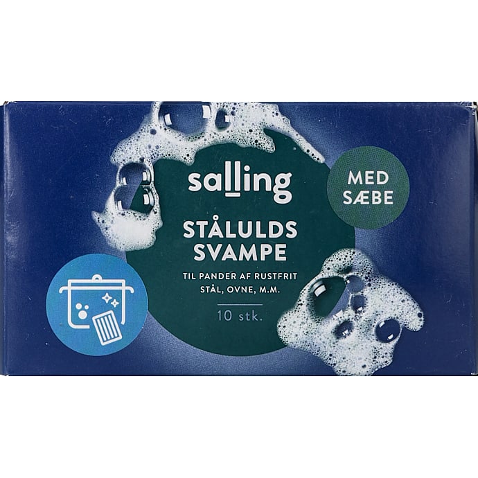 Ståluldssvampe m. sæbe