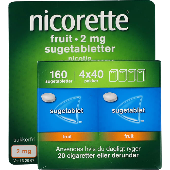 Nikotinsugetabletter Frugt sukkerfri