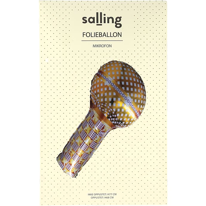 Salling Folieballon Mikrofon
