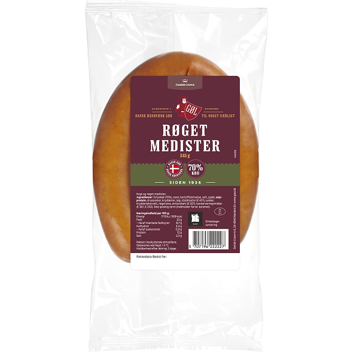 Gøl Røget medister 345 g