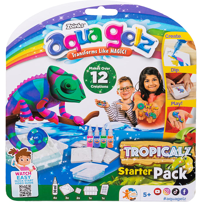 Aqua Gelz lav-selv 3D-figurer - tropisk