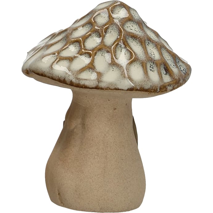 Keramik svamp H: 9 cm - flere varianter - assorteret