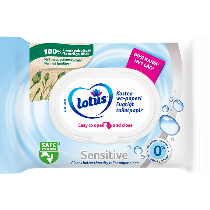 Fugtigt toiletpapir sensitiv