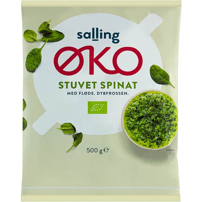 Salling Stuvet Spinat Øko 500 g