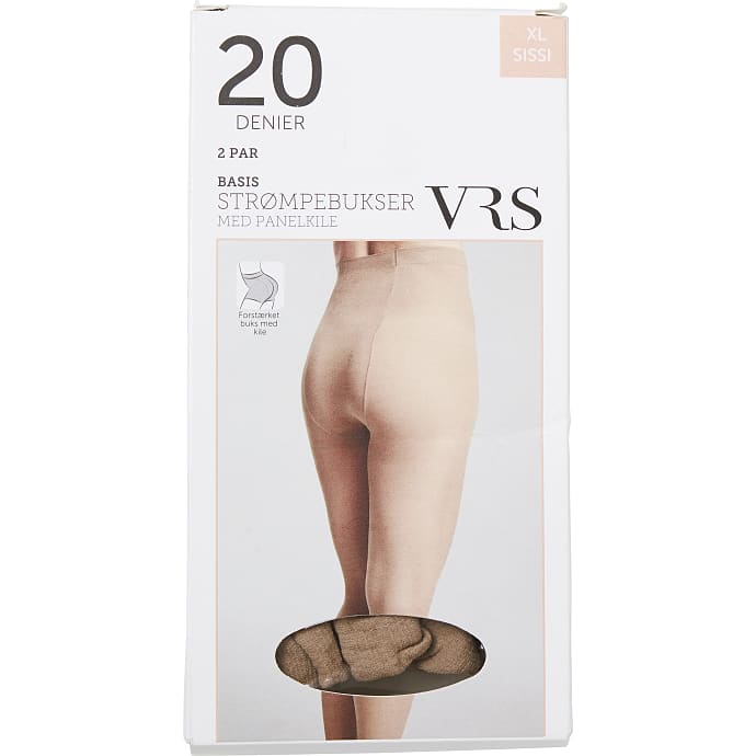 VRS Woman strømpebukser panelkile crepe str. XL