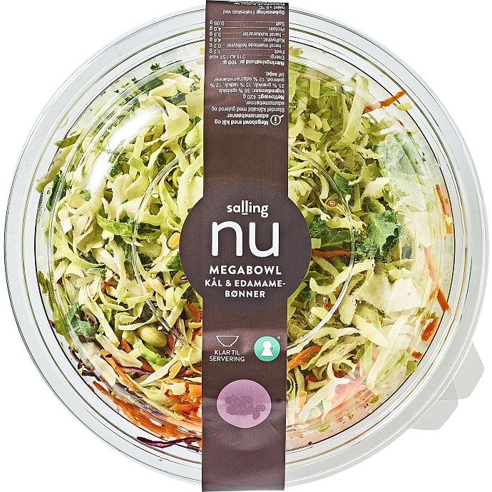 Salling NU Megabowl Kål og Edamamebønner
