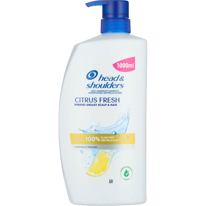 Antiskælshampoo m. citrus fedtet hår