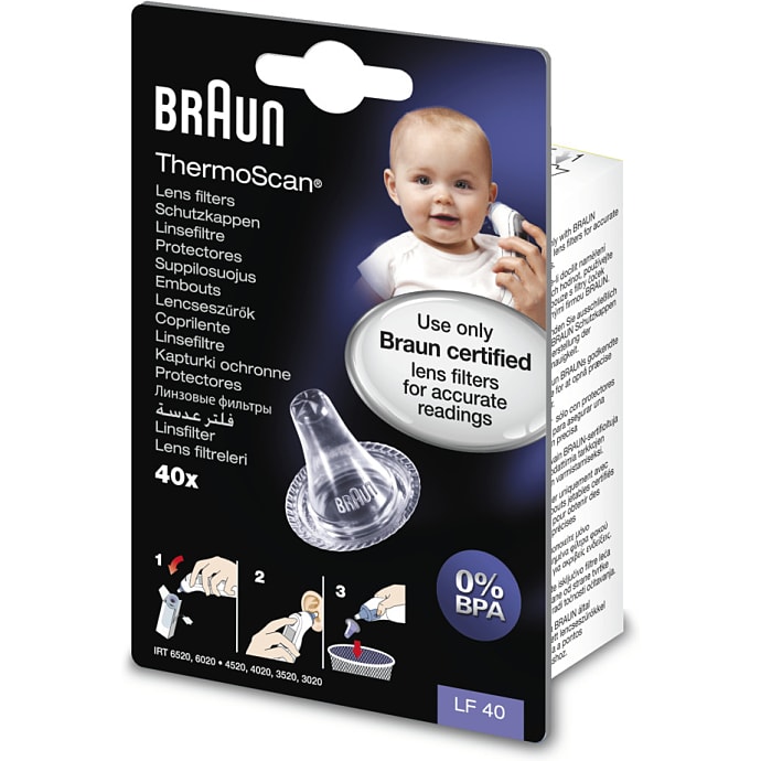 Braun Thermoscan linsefilter 40-stk