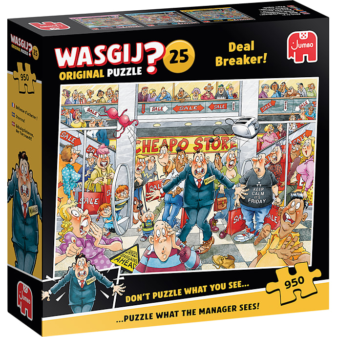 Wasgij Deal Breaker Puslespil 950 brikker