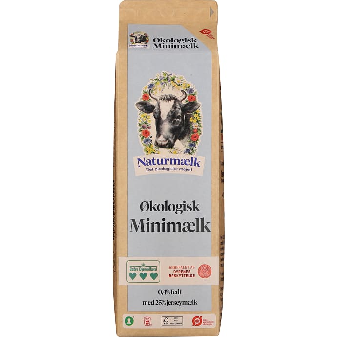 Minimælk 0,4% fedt øko
