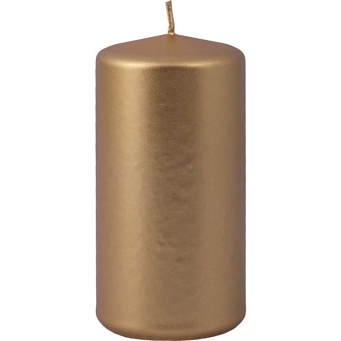 Windsor Bloklys med lak 5,8x11,5 cm guld