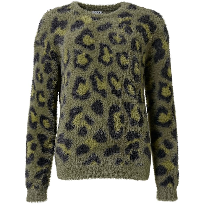 VRS dame jumper str. L - multifarvet 1 stk.